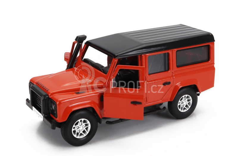 Tayumo Land rover Defender 110 Station Wagon 1999 1:36 Oranžová Černá