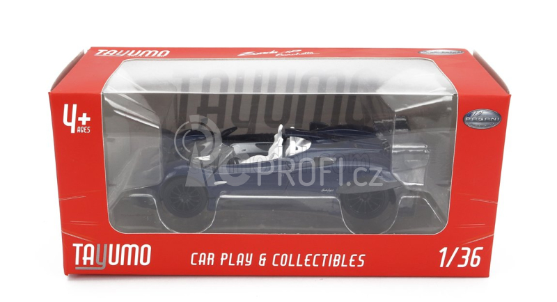 Tayumo Pagani Zonda Hp Barchetta 2018 1:36 Modrá Černá