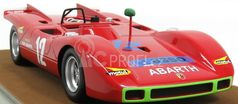 Tecnomodel Abarth 2000sp N 12 Targa Florio 1971 Taramazzo - Ostini 1:18 Red