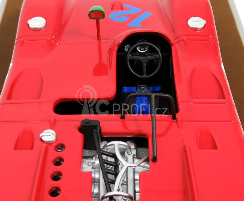 Tecnomodel Abarth 2000sp N 12 Targa Florio 1971 Taramazzo - Ostini 1:18 Red