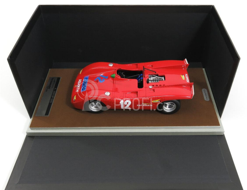 Tecnomodel Abarth 2000sp N 12 Targa Florio 1971 Taramazzo - Ostini 1:18 Red