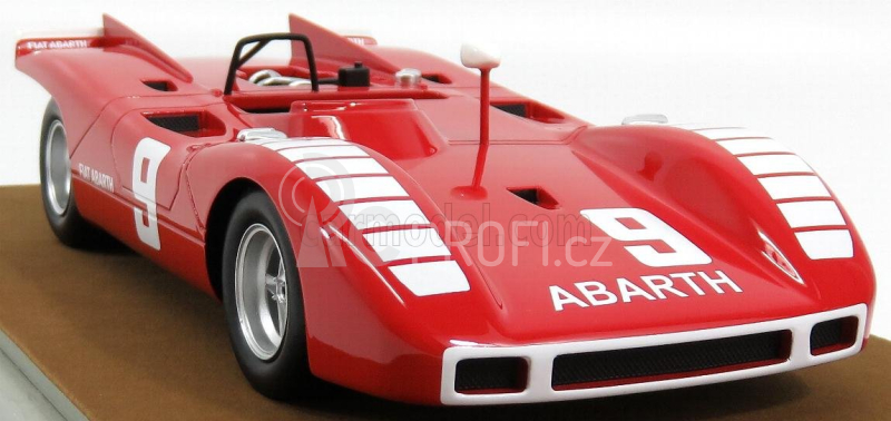 Tecnomodel Abarth 2000sp N 9 Mugello 1971 N.vaccarella 1:18 Red