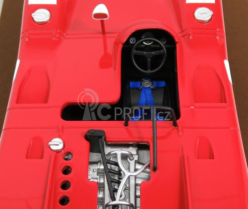 Tecnomodel Abarth 2000sp N 9 Mugello 1971 N.vaccarella 1:18 Red