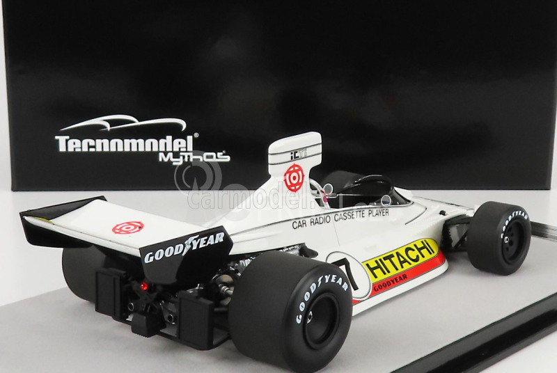 Tecnomodel Brabham F1 Bt44 N 7 Belgium Gp 1974 C.reutemann 1:18 Bílá