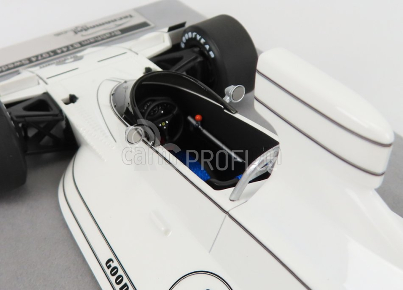 Tecnomodel Brabham F1  Bt44 N 8 Sweden Gp 1974 R.von Opel 1:18 Bílá