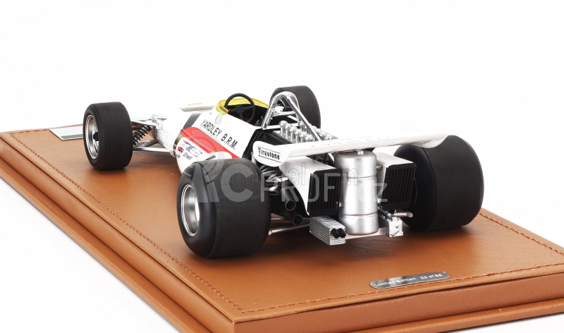 Tecnomodel BRM F1  P160 N 15 Monaco Gp 1971 Pedro Rodriguez 1:18 Bílá Červená Zlatá