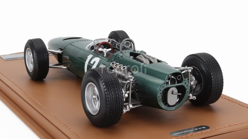 Tecnomodel BRM F1  P261 N 12 3rd Monaco Gp 1965 Jackie Stewart 1:18 Green Met