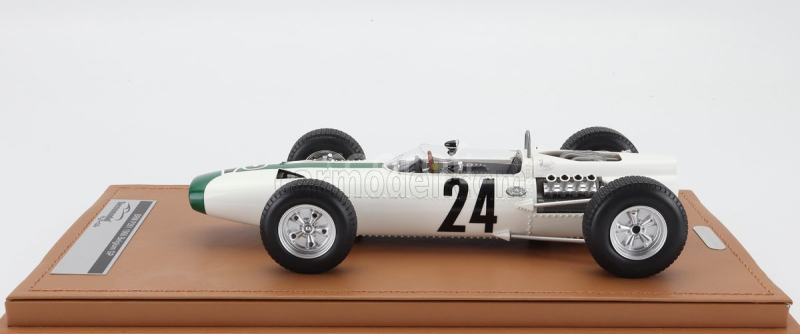 Tecnomodel BRM F1  P261 N 24 Belgium Gp 1965 Bob Bondurant 1:18 Bílá Zelená