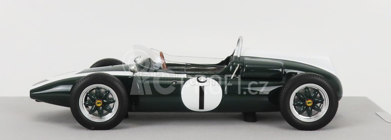 Tecnomodel Cooper F1  T53 N 1 British Silverstone Gp World Champion 1960 Jack Brabham 1:18 Zelená