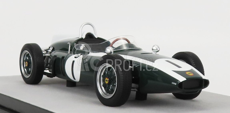 Tecnomodel Cooper F1  T53 N 1 British Silverstone Gp World Champion 1960 Jack Brabham 1:18 Zelená