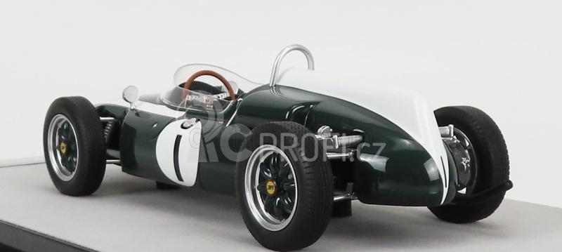 Tecnomodel Cooper F1  T53 N 1 British Silverstone Gp World Champion 1960 Jack Brabham 1:18 Zelená