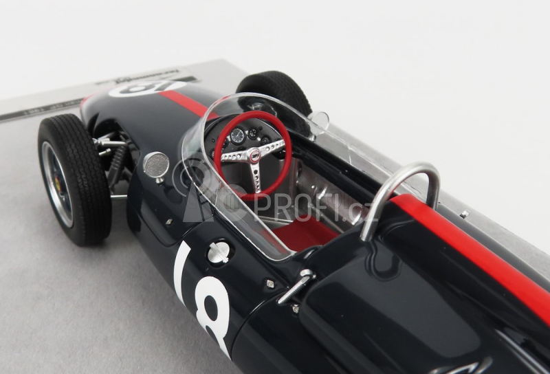 Tecnomodel Cooper F1  T53 N 18 German Gp 1961 J.surtees 1:18 Modrá Červená