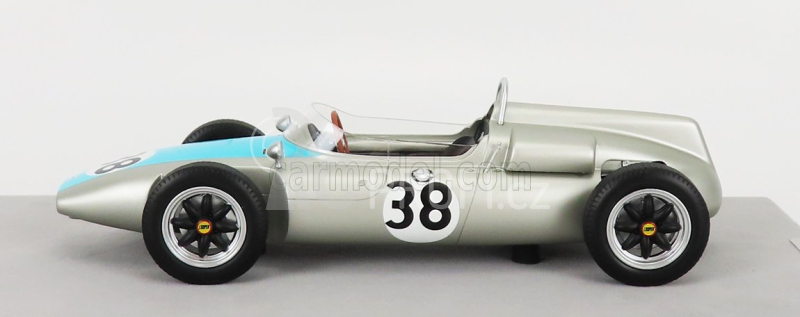 Tecnomodel Cooper F1  T53 N 38 German Gp 1961 B.collomb 1:18 Silver