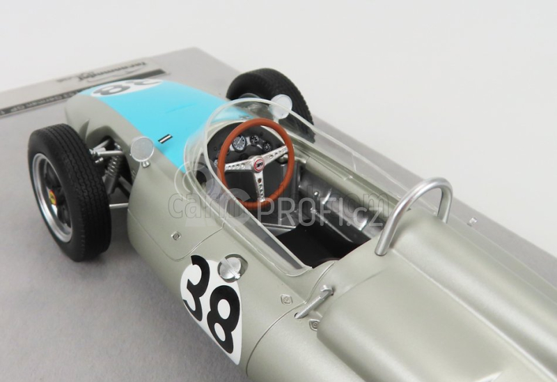 Tecnomodel Cooper F1  T53 N 38 German Gp 1961 B.collomb 1:18 Silver