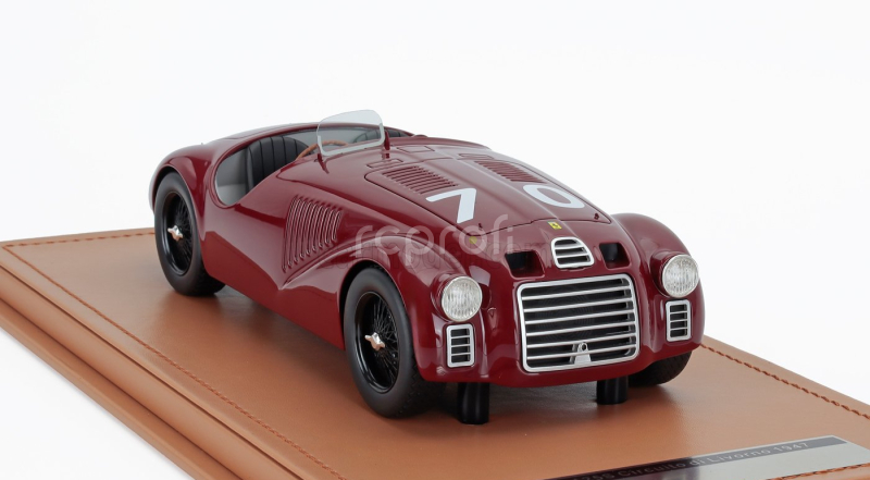 Tecnomodel Ferrari 125s Spider N 70 Circuito Di Livorno 1947 Tazio Nuvolari 1:18 Rosso Mugello - Červená