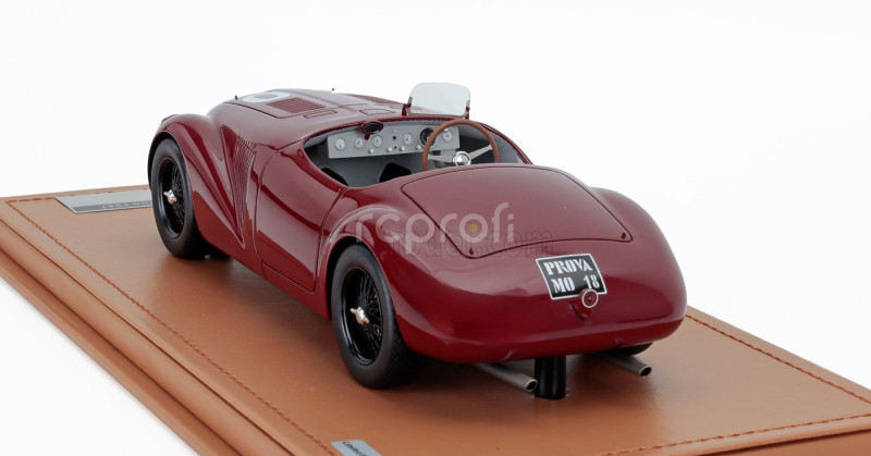 Tecnomodel Ferrari 125s Spider N 70 Circuito Di Livorno 1947 Tazio Nuvolari 1:18 Rosso Mugello - Červená