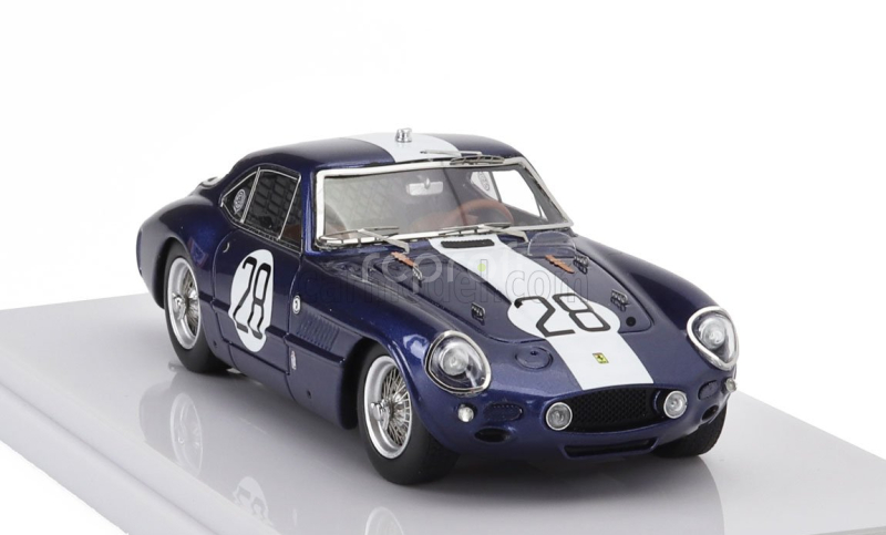 Tecnomodel Ferrari 250 Gt Sperimentale 3.0l V12 Team Bear N 28 12h Sebring 1962 Ed Hugus - George Reed 1:43 Modrá Bílá