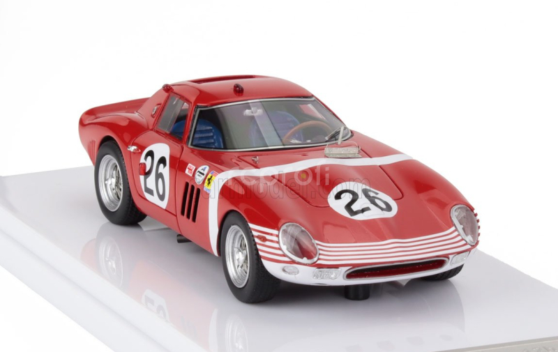 Tecnomodel Ferrari 250 Gto 64 3.0l V12 N 26 Winner 12h Reims 1964 Nino Vaccarella - Pedro Rodriguez 1:43 Červená Bílá