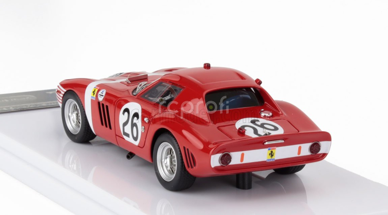 Tecnomodel Ferrari 250 Gto 64 3.0l V12 N 26 Winner 12h Reims 1964 Nino Vaccarella - Pedro Rodriguez 1:43 Červená Bílá