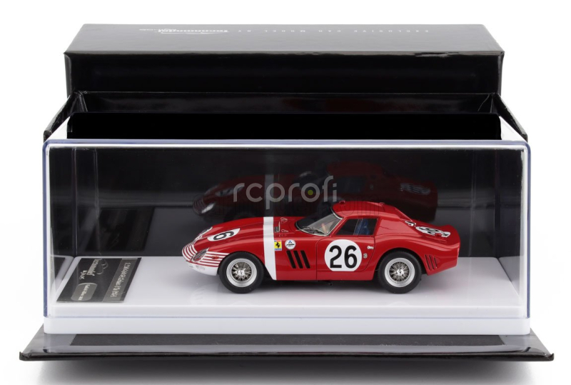 Tecnomodel Ferrari 250 Gto 64 3.0l V12 N 26 Winner 12h Reims 1964 Nino Vaccarella - Pedro Rodriguez 1:43 Červená Bílá