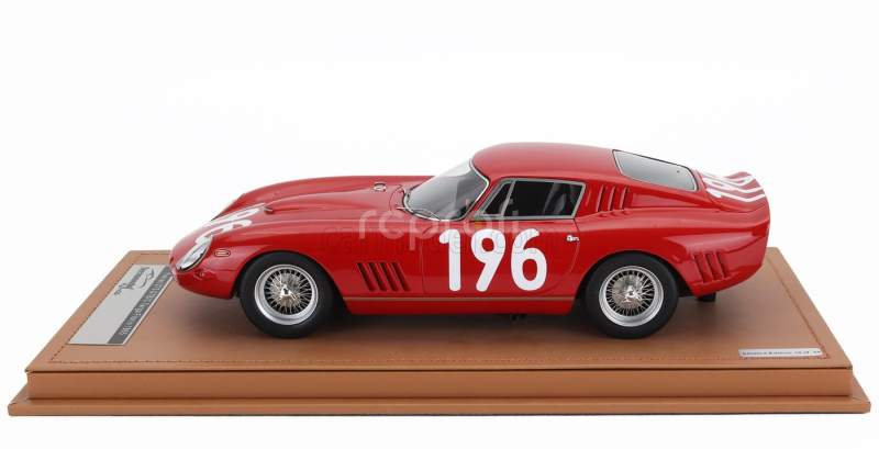 Tecnomodel Ferrari 275 Gtb/c Competizione N 196 Targa Florio 1965 G.biscaldi - B.deserti 1:18 Red