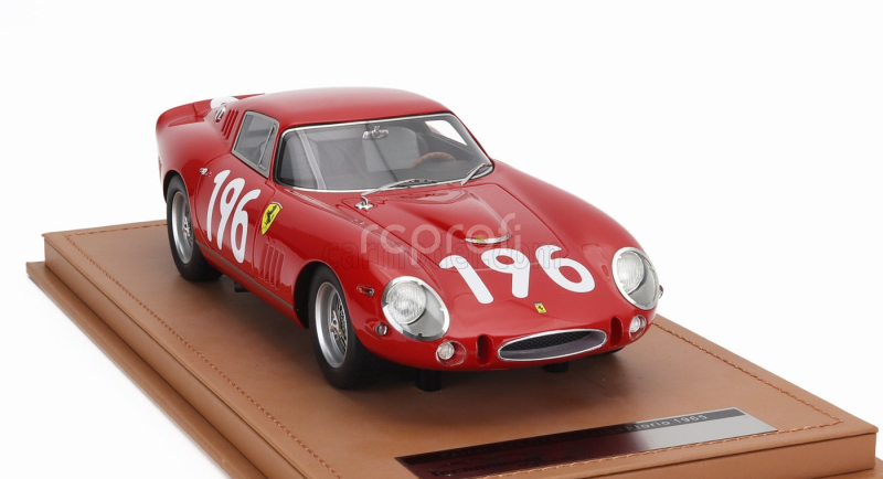 Tecnomodel Ferrari 275 Gtb/c Competizione N 196 Targa Florio 1965 G.biscaldi - B.deserti 1:18 Red