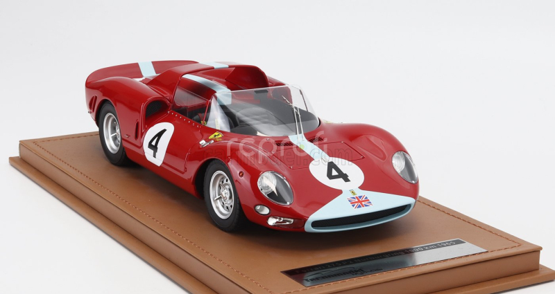 Tecnomodel Ferrari 275 P2 Spider Team Maranello Concessionaries N 4 1000km Nurburgring 1965 Graham Hill - Jackie Stewart 1:18 Red