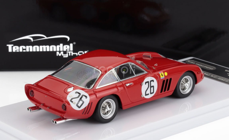 Tecnomodel Ferrari 330 Lmb 4.0l V12 Team North American Racing N.a.r.t. N 26 24h Le Mans 1963 Masten Gregory - David Piper 1:43 Red