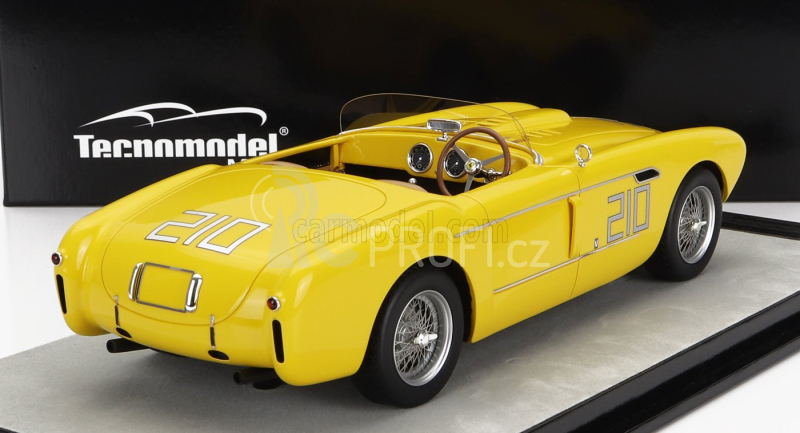 Tecnomodel Ferrari 340 Mexico Spider N 20 6th Watkins Glen 1955 P.grey 1:18 Žlutá
