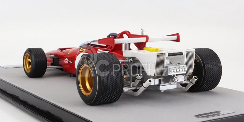 Tecnomodel Ferrari F1  312b N 3 Winner Mexico Gp  (with Pilot Figure) 1970 Jacky Ickx 1:18 Červená Bílá