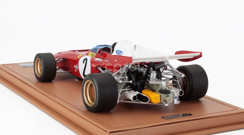 Tecnomodel Ferrari F1 312b2 N 2 Zandvoort Gp (with Pilot Figure) 1971 Jacky Ickx - Con Vetrina - With Showcase 1:18 Červená Bílá