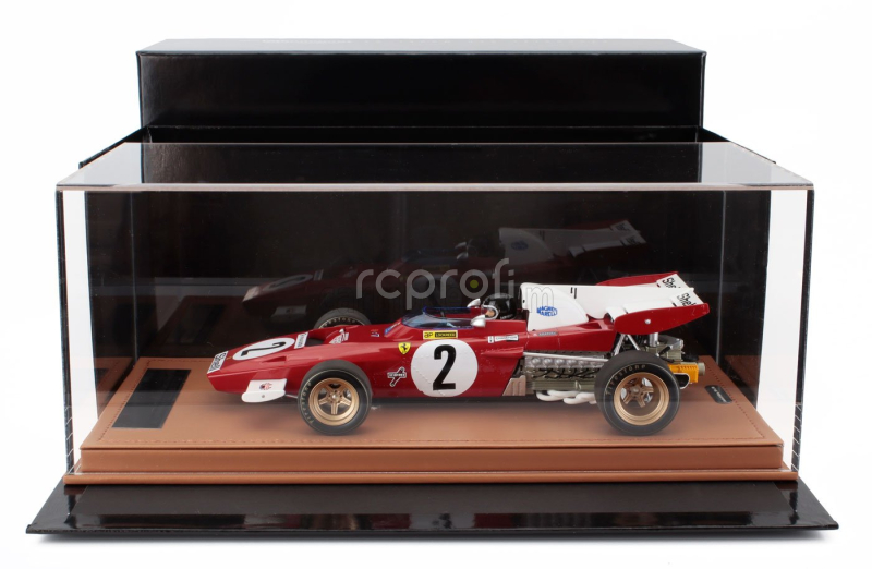 Tecnomodel Ferrari F1 312b2 N 2 Zandvoort Gp (with Pilot Figure) 1971 Jacky Ickx - Con Vetrina - With Showcase 1:18 Červená Bílá
