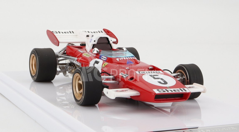Tecnomodel Ferrari F1  312b2 N 5 4th Germany Gp 1971 M.andretti 1:43 Červená Bílá