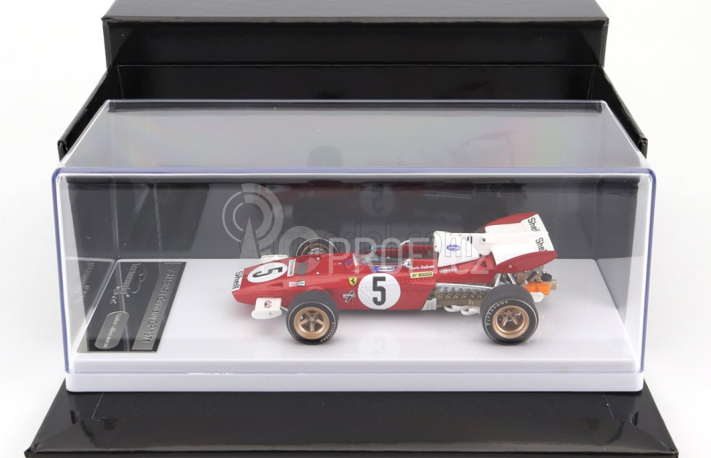 Tecnomodel Ferrari F1  312b2 N 5 4th Germany Gp 1971 M.andretti 1:43 Červená Bílá