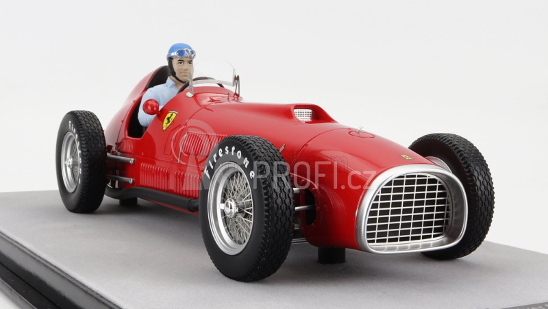 Tecnomodel Ferrari F1  375 Indy N 0 Test Indianapolis Indy 500 (with Pilot Figure) 1952 Alberto Ascari 1:18 Red