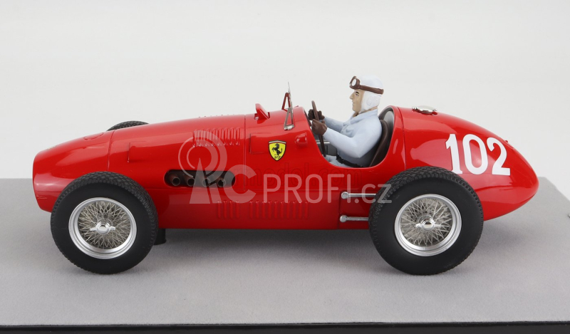 Tecnomodel Ferrari F1  500 F2 N 102 Nurburgring Gp (with Pilot Figure) 1952 Nino Farina 1:18 Red