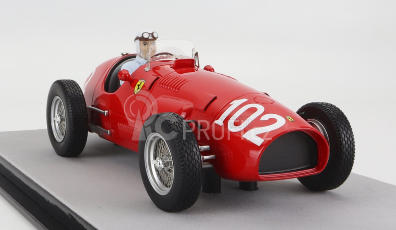Tecnomodel Ferrari F1  500 F2 N 102 Nurburgring Gp (with Pilot Figure) 1952 Nino Farina 1:18 Red