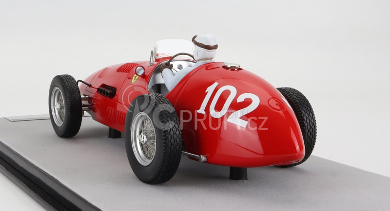Tecnomodel Ferrari F1  500 F2 N 102 Nurburgring Gp (with Pilot Figure) 1952 Nino Farina 1:18 Red