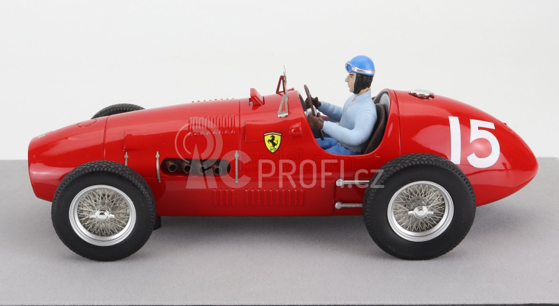 Tecnomodel Ferrari F1  500 F2 N 15 Winner British Gp Alberto Ascari (with Pilot Figure) 1952 World Champion 1:18 Red