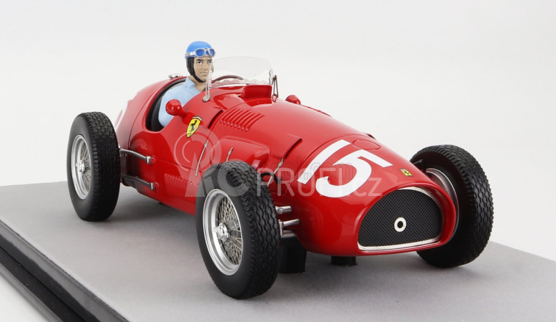 Tecnomodel Ferrari F1  500 F2 N 15 Winner British Gp Alberto Ascari (with Pilot Figure) 1952 World Champion 1:18 Red