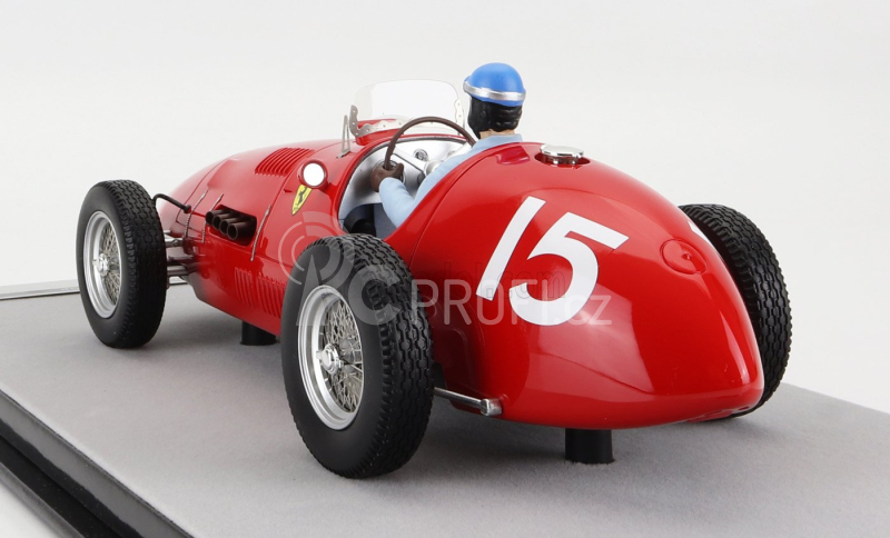 Tecnomodel Ferrari F1  500 F2 N 15 Winner British Gp Alberto Ascari (with Pilot Figure) 1952 World Champion 1:18 Red