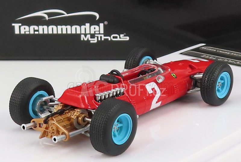 Tecnomodel Ferrari F1  512 N 2 Circuit Of Zandvoort Gp 1965 J.surtees 1:43 Red