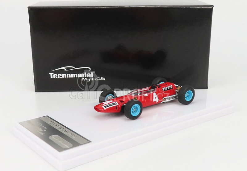 Tecnomodel Ferrari F1  512 N 4 Italy Gp 1965 Lorenzo Bandini 1:43 Red