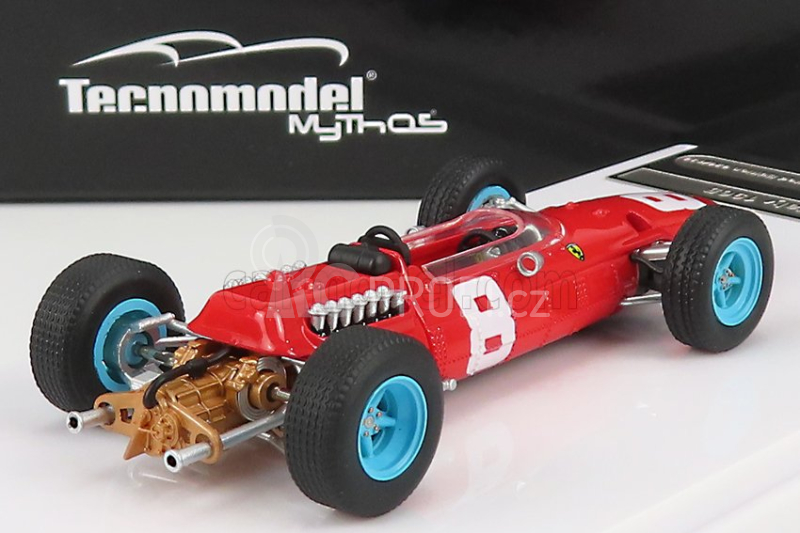 Tecnomodel Ferrari F1  512 N 8  Italy Gp 1965 John Surtees 1:43 Red