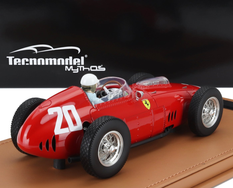Tecnomodel Ferrari F1  Dino 246/256 Team Scuderia Ferrari N 20 Winner Monza Italy Gp (with Pilot Figure) 1960 Philip Hill 1:18 Red