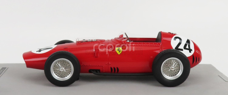 Tecnomodel Ferrari F1  Dino 246/256 Team Scuderia Ferrari N 24 Winner Reims Gp 1959 Tony Brooks 1:18 Red