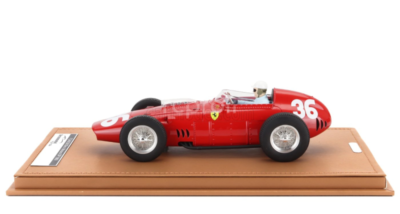 Tecnomodel Ferrari F1  Dino 246/256 Team Scuderia Ferrari N 36 Monaco Gp (with Pilot Figure) 1960 Philip Hill 1:18 Red