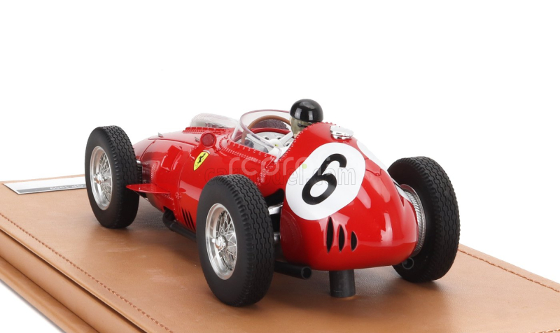 Tecnomodel Ferrari F1  Dino 246/256 Team Scuderia Ferrari N 6 2nd Avus Germany Gp (with Pilot Figure) 1959 Daniel Gurney 1:18 Red