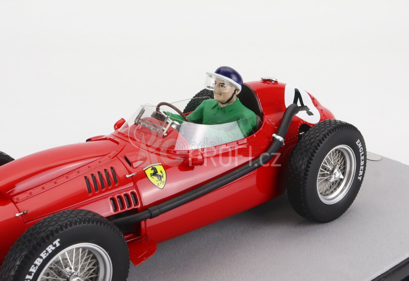 Tecnomodel Ferrari F1 Dino 246 N 4 Winner French Gp Mike Hawthorn (with Pilot Figure) 1958 World Champion 1:18 Red