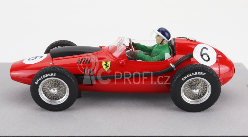 Tecnomodel Ferrari F1 Dino 246 N 6 Marocco Gp Mike Hawthorn (with Pilot Figure) 1958 World Champion 1:18 Red